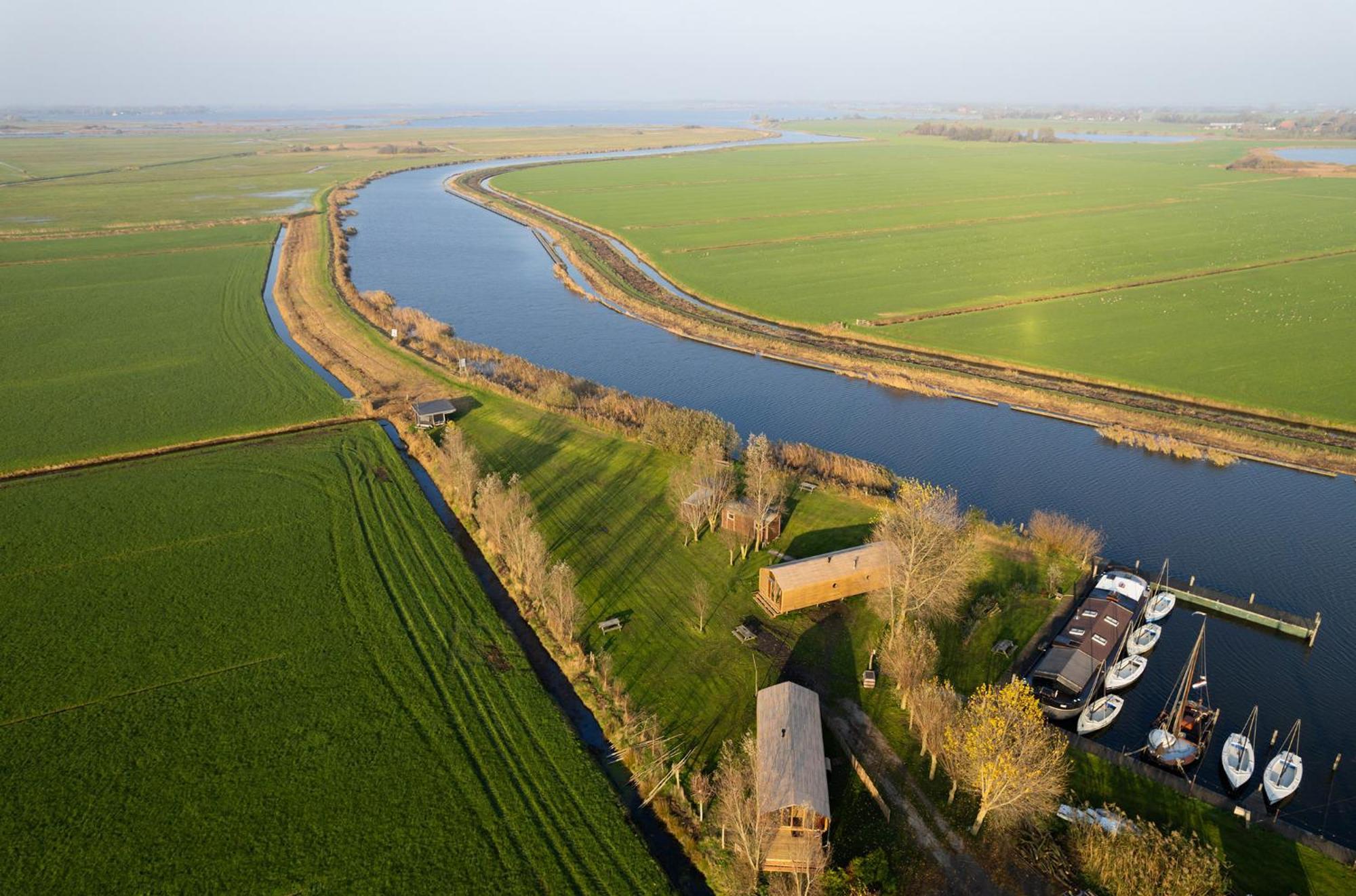 Bed and Breakfast Rufus Aan Het Water Boornzwaag over de Wielen Exterior foto